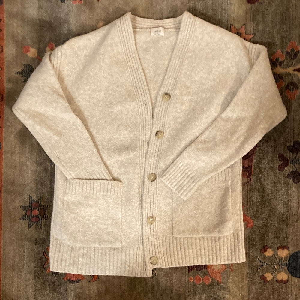 Wilfred Beige Cardigan Sweater